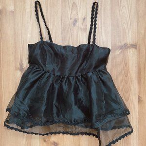 Urban Outfitters Black Babydoll Cami